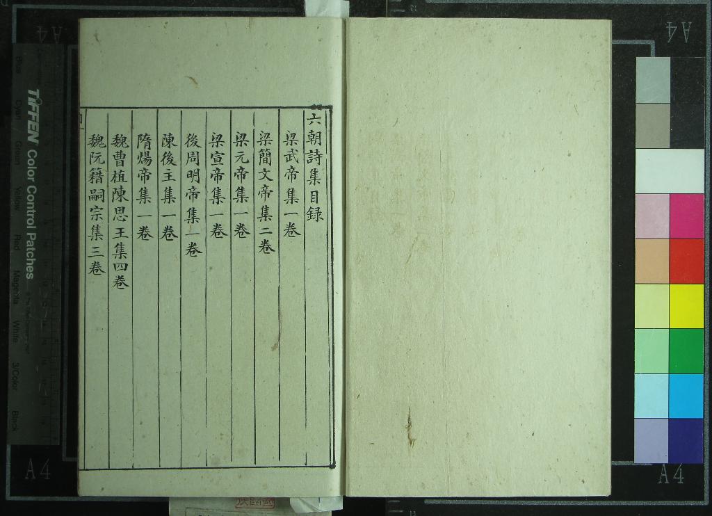 《六朝詩集五十五卷》作者：(明嘉靖)薛应旂  刻本  PDF下载-汉笺公版书