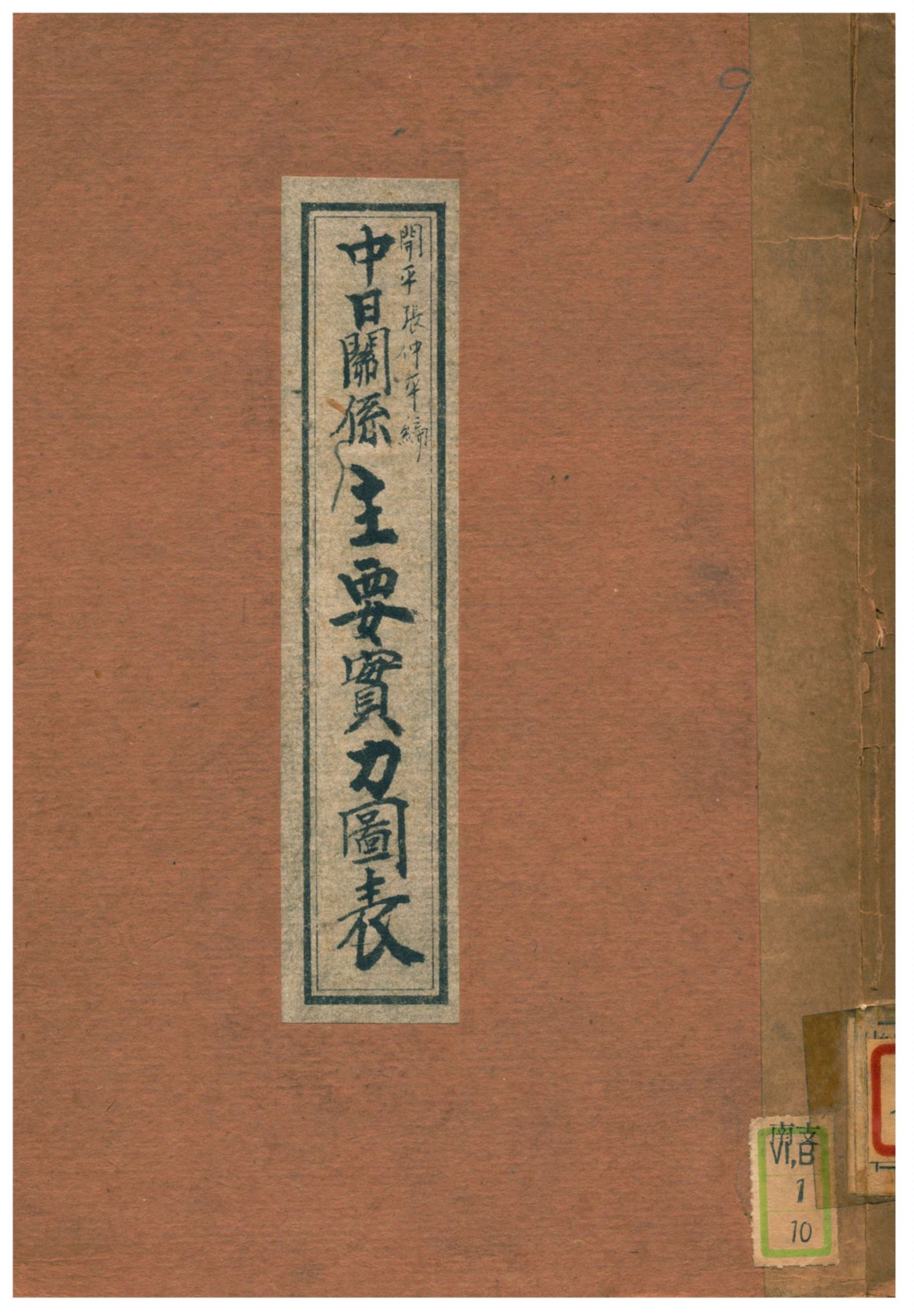 《中日關係主要實力圖表》 作者:張仲平編 1931年  PDF下载-汉笺公版书