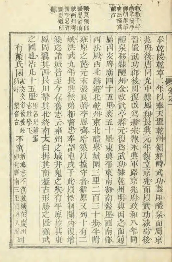 《武功縣誌》编撰：康海 清光緒13年[1887] PDF下载-汉笺公版书