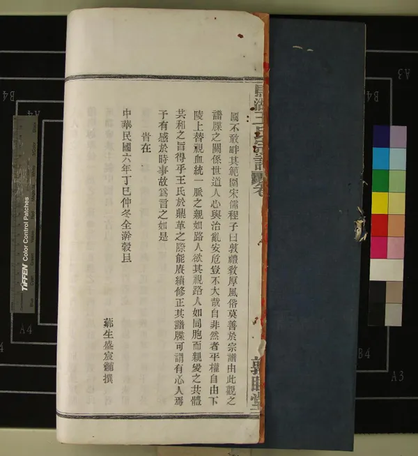 《[浙江鄞縣]馬湖後宅王氏宗譜十卷首一卷》作者：(民國)民國盛宸黼纂修  活字本  PDF下载-汉笺公版书
