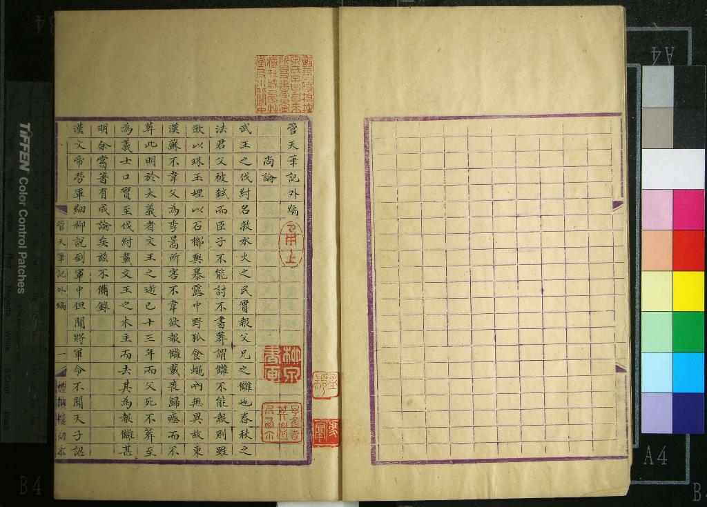 《管天筆記外編不分卷》作者：(清)明王嗣奭撰  抄本  PDF下载-汉笺公版书
