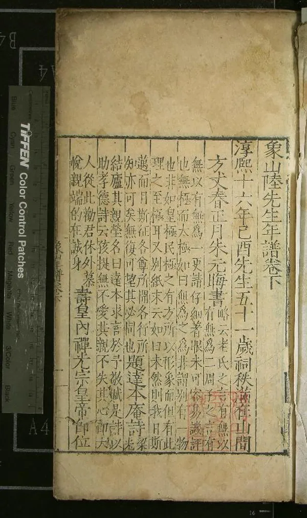 《象山陸先生年譜二卷》作者：(明嘉靖)宋李子愿撰  刻本  PDF下载-汉笺公版书