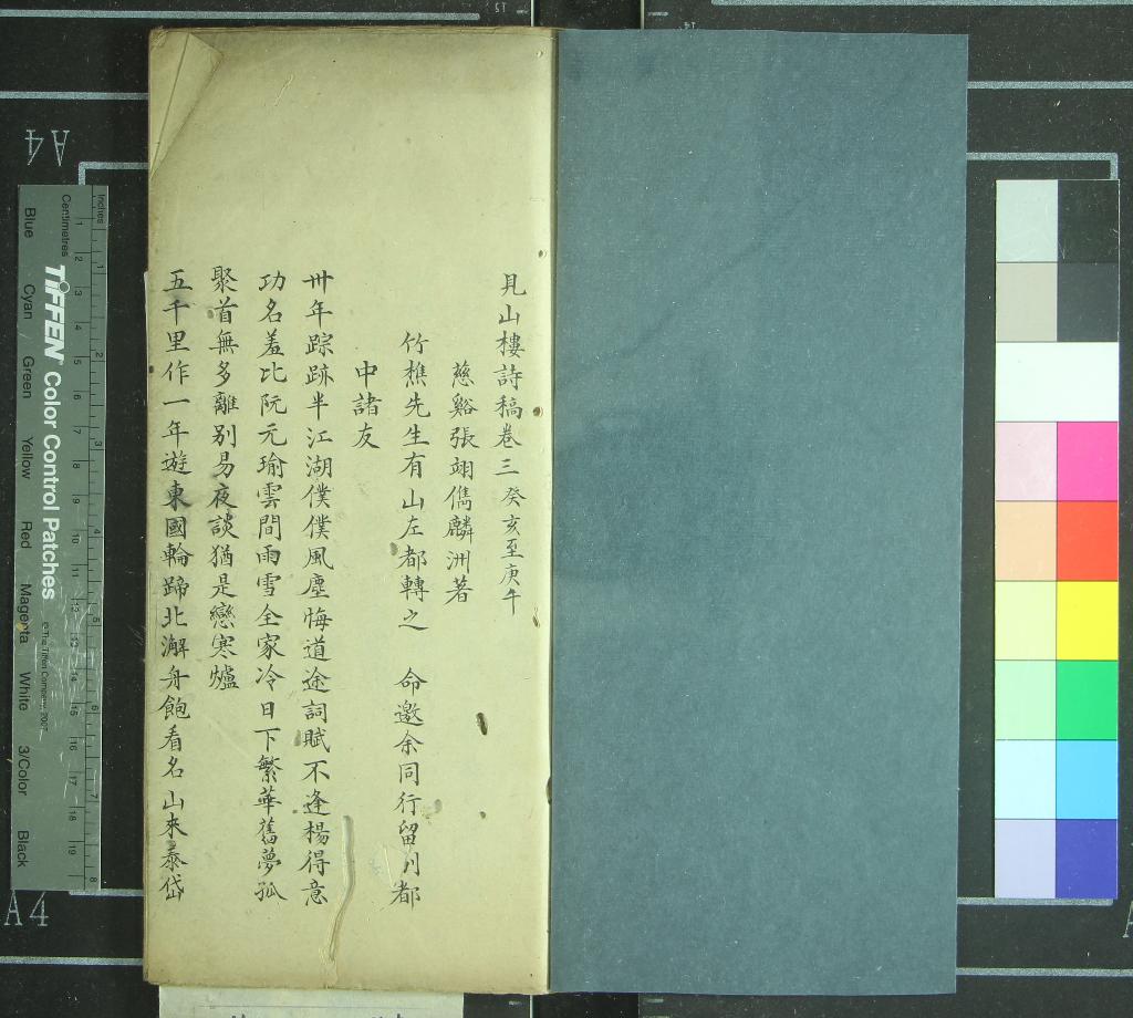 《見山樓詩稿四卷》作者：(清)翅雋；清張翊儁著  抄本  PDF下载-汉笺公版书