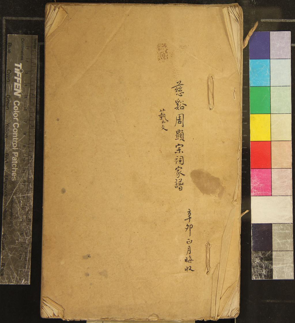 《慈谿周顯宗祠家譜不分卷》作者：(清)  抄本  PDF下载-汉笺公版书