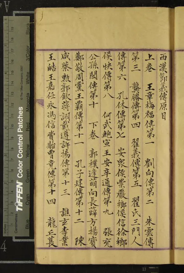 《西漢節義傳論一卷》作者：(清)清李鄴嗣著、清李厚建輯校、清王章梅論  抄本  PDF下载-汉笺公版书