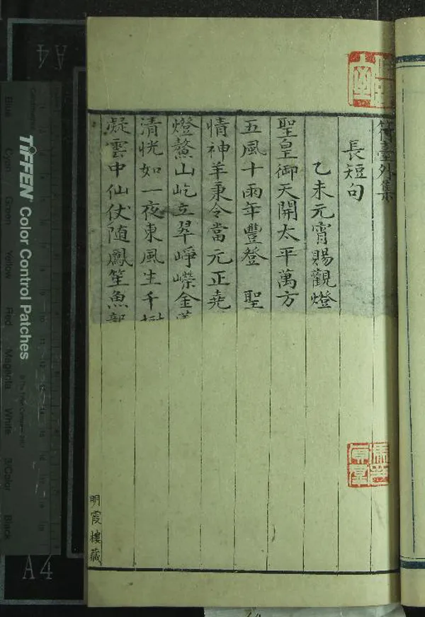 《符臺外集二卷》作者：(清)明袁忠徹撰  抄本  PDF下载-汉笺公版书