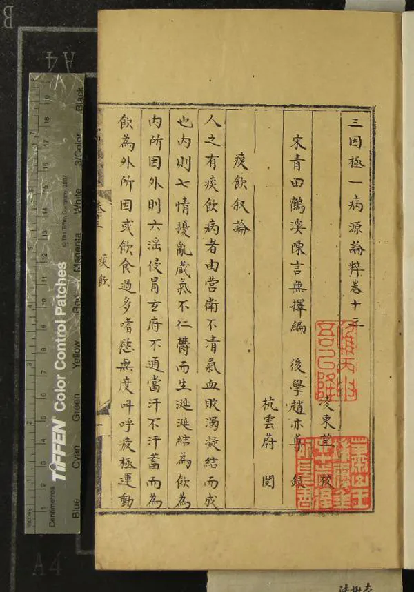 《三因極一病源論粹十八卷》作者：(清)陳言；宋陳言編  抄本  PDF下载-汉笺公版书